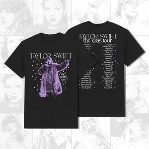 Taylor Swift Black and Purple Eras Tour Tshirt Size Medium